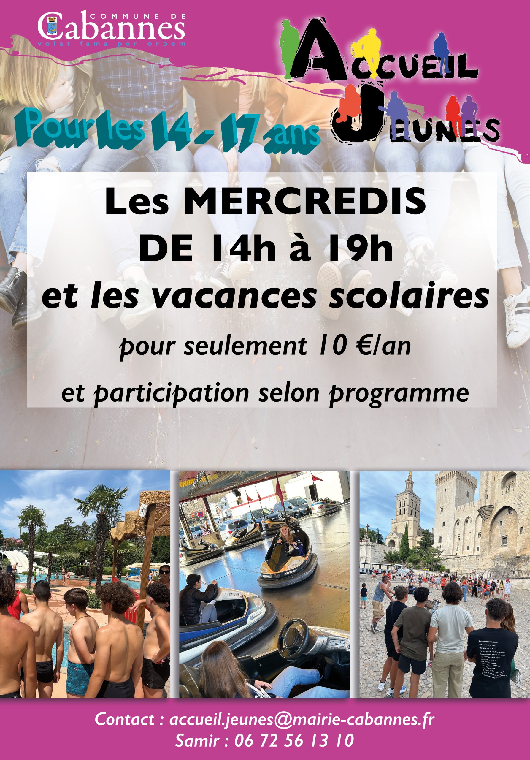 Affiche Accueil Jeunes Cabannes
